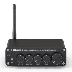 Fosi Audio BT30D Bluetooth5.0アンプ パワーアンプ サウンドアンプ SUB音量/周波数調整 高性能TPA3116｜haru-online