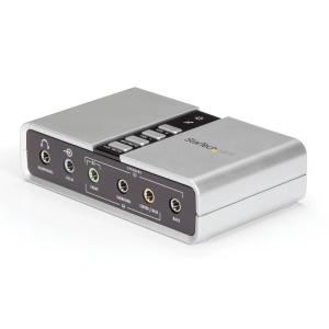 StarTech.com 7.1ch対応USB-DACヘッドホンアンプ S/PDIF対応 8x 3.5mmミニジャック 2x 3.5mmトス｜haru-online