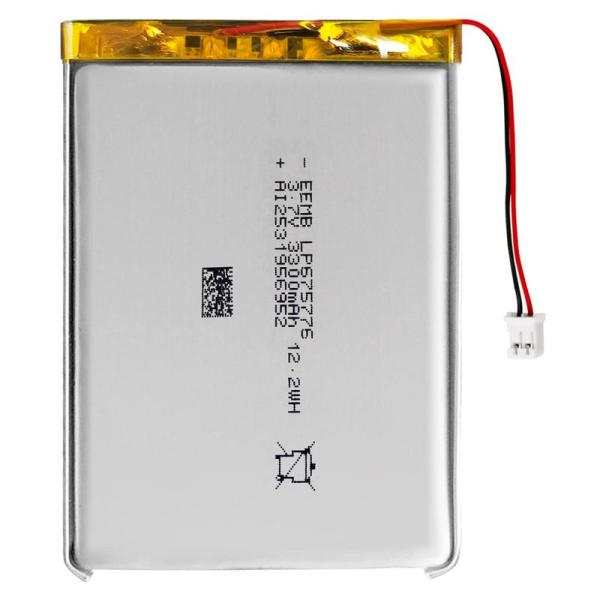 EEMBリチウムポリマー電池3.7 V 3300 mAh 675776 Lipo充電可能電池パック付...