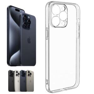 fine-R iPhone15 Pro 用 ケース クリアケース 透明 スマホケース ソフト TPU クリスタルクリア 薄型 超軽量 レンズ｜Haru Online shop