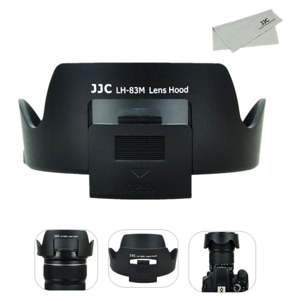 JJC 可逆式 レンズフード Canon EF 24-105mm F3.5-5.6 IS STM &amp;...