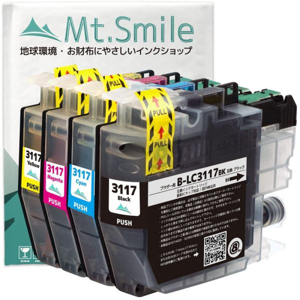 Mt.Smile インク LC3117-4PK (4色 BK/C/M/Y) (対応機種) MFC-J...