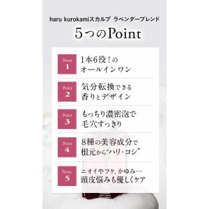 シャンプー haru ハル kurokami ...の詳細画像5