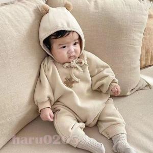 ベビー服 冬 ロンパース コート 可愛い 子供服 赤ちゃん ジャンプスーツ キッズ アウター 冬服 お出掛け 帽子選択可 男の子 女の子 出産お祝い プレゼント 晴 通販 Yahoo ショッピング