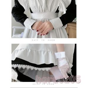 メイド服 ロング コスプレ ハロウィン衣装 長...の詳細画像3