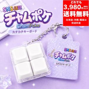 チャムポケ カチカチキーボード〈四角/ピンク〉キーボード スイッチ