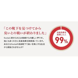消臭 靴下 五本指ソックス 足の臭い対策 footaの詳細画像5