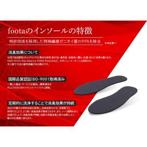 消臭 インソール(中敷き) 足の臭い対策 footaの詳細画像1