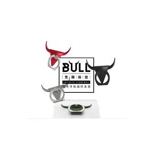 バンカーリング スマホリング スマホスタンド BULL スマートフォン タブレットPC用 落下防止 ...