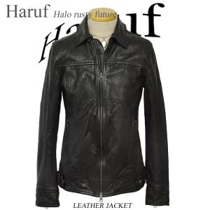 Haruf レザージャケット ライダースジャケット メンズ 本革