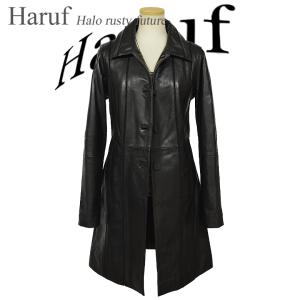 RUFFO　ルッフォ　 チェスターコート　 本革 レザー　 ロング　オールレザー ハルフ Haruf 本革 チェスターコート レザーコート レディース