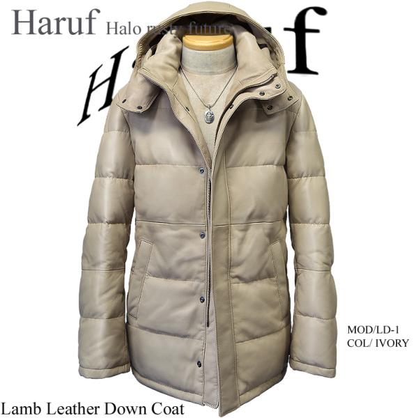 ダウンジャケット ダウンコート メンズ 本革 フード付き レザーダウンジャケット レザージャケット ...