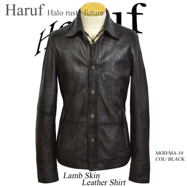 レザージャケット メンズ 本革 革ジャン レザーシャツ ジャケット シングルライダース ラムレザー ...