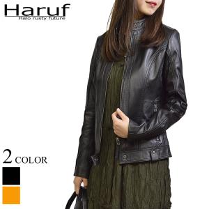 Haruf（ハルフ） レザージャケット ライダースジャケット 革ジャン
