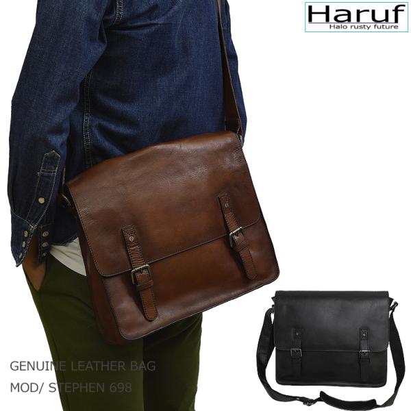 レザーショルダーバッグ メンズ 本革 鞄 ショルダーバッグ レザーバッグ 斜めがけ メッセンジャーバ...