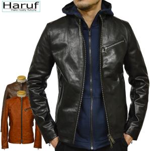 Haruf（ハルフ） 革ジャン ライダースジャケット レザージャケット