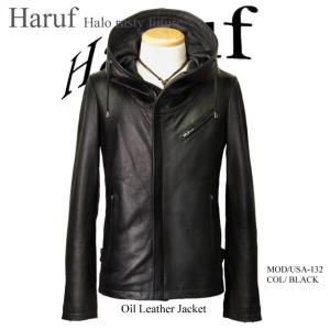 Haruf レザージャケット メンズ 本革 革ジャン ライダース Haruf レザージャケット メンズ 本革 革ジャン ライダース