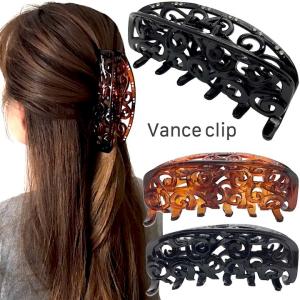 バンスクリップ 大きめ バンス ヘアアクセサリー ヘアクリップ 髪留め