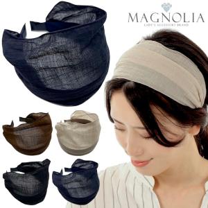 カチューシャ 幅広 ヘアアレンジ リネン風 しわ加工 ヘアアクセサリー シンプル