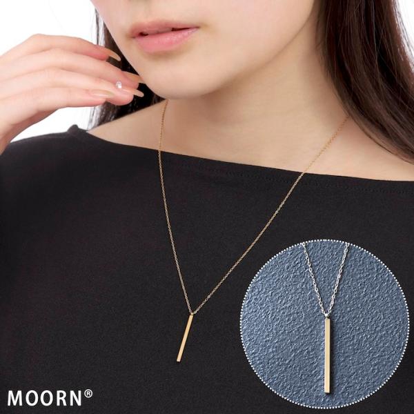 ネックレス レディース ステンレス シンプル カジュアル 可愛い おしゃれ ゴールド シルバー