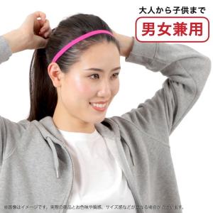 ヘッドバンド ヘアバンド 汗止め スポーツ メ...の詳細画像2