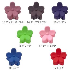 ヘアクリップ 小さめ ミニ バンスクリップ 花...の詳細画像5