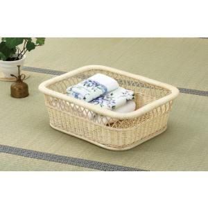 今枝商店 ラタン 籐 脱衣かご 2段タイプ K11 : ハルホープラボ - 通販