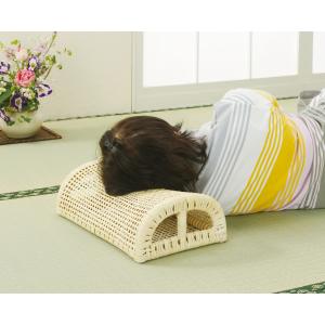 ツルヤ商店 籐まくら 大(籐 ラタン まくら ピロー 枕 夏 熱帯夜 快適