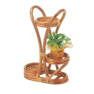 VINTAGE ≫ヴィンテージ*古いラタンのペニー・ファージング型フラワー