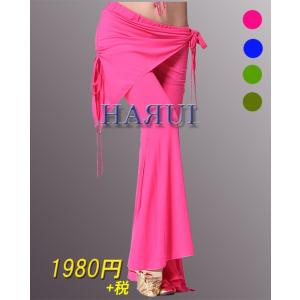 ベリーダンス スカーフ付 パンツ 6色