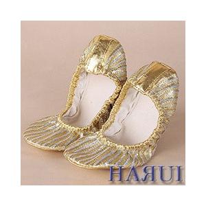 ダンス シューズ 室内用　金 銀