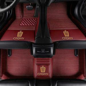 トヨタ クラウン210系 専用 フロアマット皮革フロアマット洗いやすいカーペット