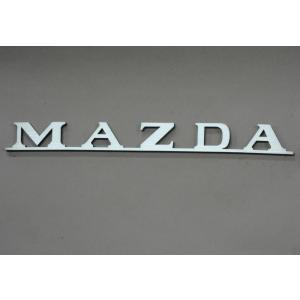 マツダエンブレム 【幅300ｍｍ】 最高級ステンレス製 旧マツダエンブレム 旧車 MAZDA カー用品 ドレスアップ 車外アクセサリー オリジナル｜harukawaymd