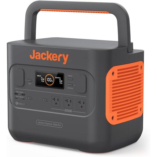 Jackery 2000 Pro 大容量 2160Wh バッテリー 急速充電 JE-2000A ポー...
