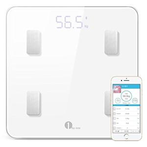 1byone 体重・体組成計・体脂肪計 スマートスケール 体...