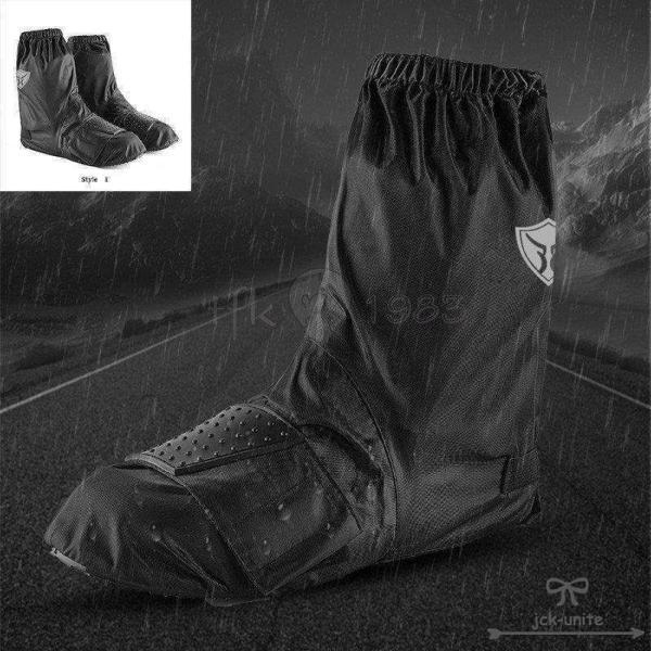 レインブーツカバー オートバイ 男性 シューズカバー 靴用防水カバー ロングタイプ 雨具 雨よけカ