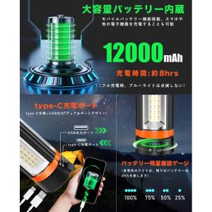 LED投光器 充電式 作業灯 W 投光器 le...の詳細画像3
