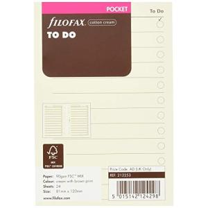 ファイロファックス システム手帳 リフィル ミニ6穴サイズ ドントフォゲット ポケット スモール コットンクリーム Filofax 212253