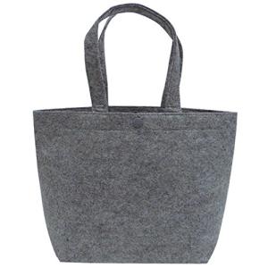 丸玉工業 トートバッグ 手提げ袋 フェルトバッグ Sサイズ グレー