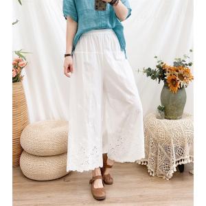 ペチパンツ レディース 着痩せ 細身 綿 コッ...の詳細画像3