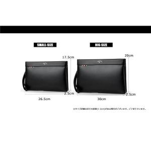 送料無料 クラッチバッグ メンズ 本革 ブラン...の詳細画像1