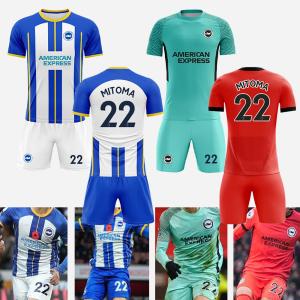 ブライトン 三笘薫 ユニフォーム 22番 上下セット