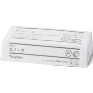 ［ 10ケース以上注文特別価格(事業者限定)］タウパースノークM　ペーパータオル　　シングル　Mサイ...