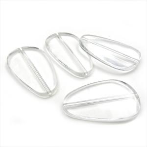 クリアパーツ 6個セット 透明 11 ラウンド 丸 円 プレート アクリル