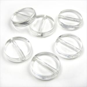 クリアパーツ 6個セット 透明 14 スクエア 四角 カット アクリル