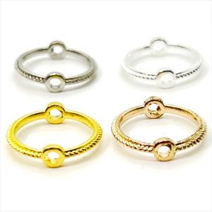 ビーズフレーム 通し穴 リング 20個セット ...の詳細画像3