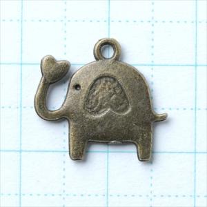 金古美 チャーム 1個 ぞうさん 象 Buen...の詳細画像1