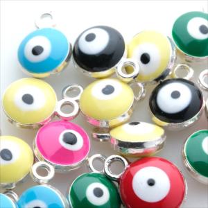 ナザールボンジュウ 目玉チャーム ミックスカラー 7色約23個セット