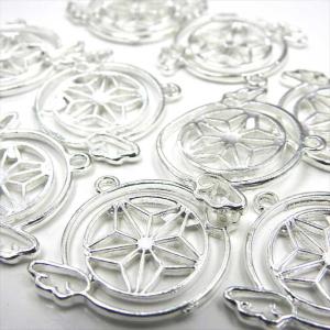 レジン空枠 ホワイトシルバー 1枚 ts28 ...の詳細画像3