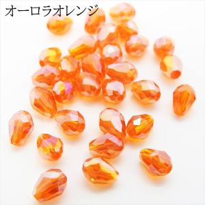 しずく ガラスビーズ カット 6mm 30個セ...の詳細画像3